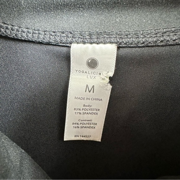 Yogalicious Black Full Zipper Slimming Long Sleeve Jacket Top, M - Picture 9 of 11